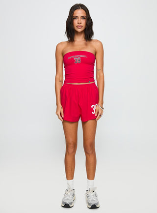 Boston University Tube Top Red