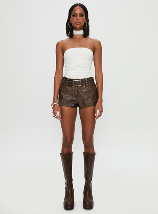 Sorelle Scarf Bodysuit White