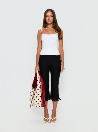 Elanah Structured Cami Top White