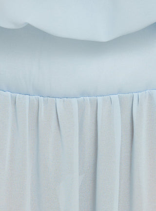Gracia Blouson Maxi Dress Blue