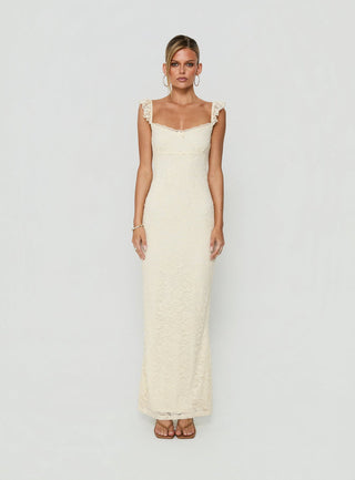 Beacall Maxi Dress Lemon