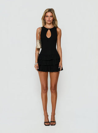 Catalea Keyhole Romper Black