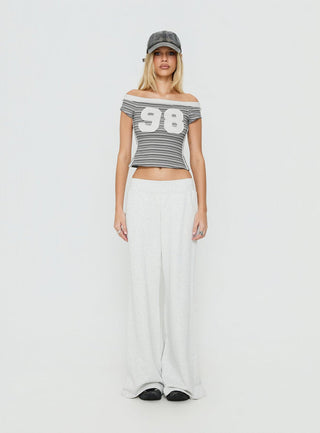 98 Baby Off The Shoulder Top Stripe