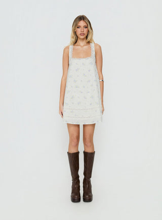 Alanah Mini Dress Blue Ditsy