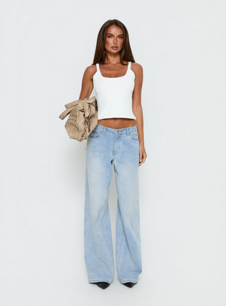 Kasper Cinched Longline Tank Top White