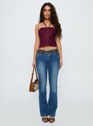 Ruwi Top Burgundy