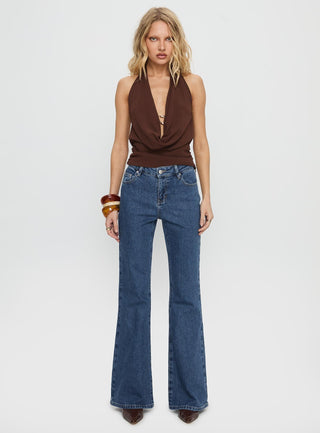 Magic Mirror Mid Rise Bootleg Jeans Mid Blue Wash