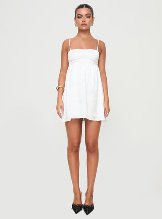Ortega Mini Dress White