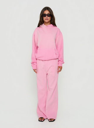 American Thrift Fleece Baggy Sweatpant Washed Pink