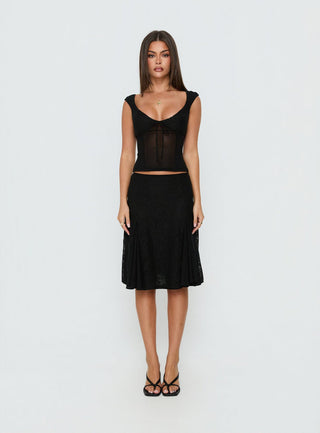 Quani Lace Top Black