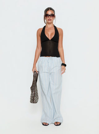 Parklea Pants Blue  White Stripe