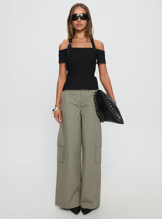 Companions Cargo Slack Pant Khaki