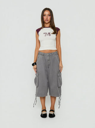 Celea Cap Sleeve Raglan Tee Multi