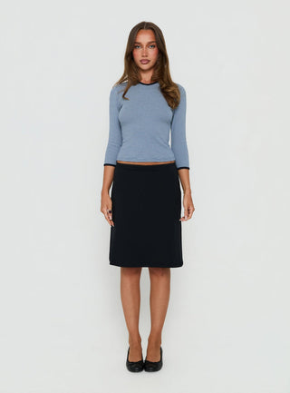 Daily Define Midi Skirt Black