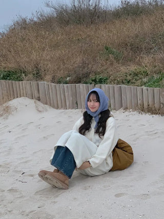 (3 colors) Anorak Hooded Fleece Dress