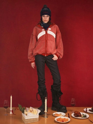 [MASONPRINCE] Fleece Lined Hoodie & Sweatpants Set