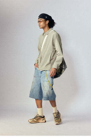 [Monterest] Quick-Dry Relaxed Fit Collared Shirt