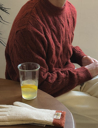 Lemon Cable Knit (3 colors)