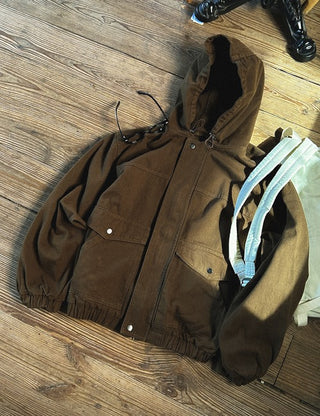 Dujonku Cotton Hooded Jacket (3 colors)