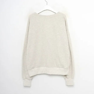 V-neck cotton cardigan