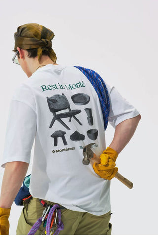 [Monterest] 5A Antibacterial Quick-Dry Outdoor Print Tee