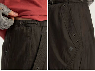 [Monterest] UPF50+ Water-Resistant Ruched Parachute Pants