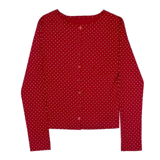 [6 colors] Lovely Dot Cardigan
