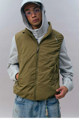 [Monterest] Water-Resistant Padded Stand Collar Vest