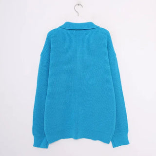Half-zip knit