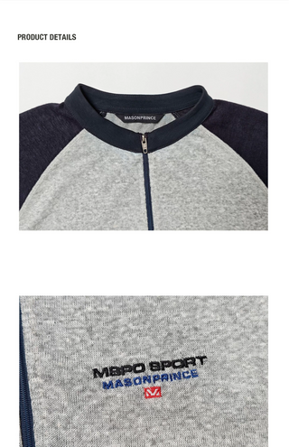 [MASONPRINCE]  Color Block Raglan Tee