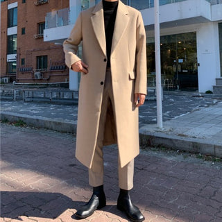 Good Fit Solid Wool Coat (2 colors)