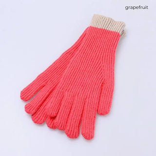 Pointed finger hole gloves