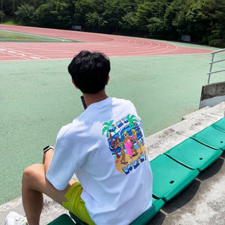 Tantan Catch Surf Printed Short Sleeve T-shirt (High Q)