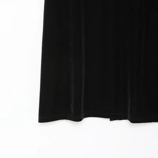 Velvet H-line skirt
