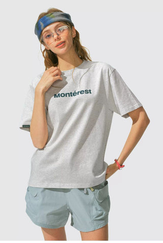 [Monterest] Quick-Dry Antibacterial Logo Crewneck Tee