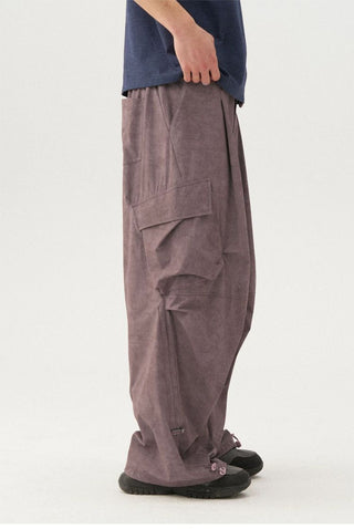 [Monterest] Washed Pleated Parachute Pants
