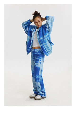 CONP Indigo Scan Denim Pants (Blue)