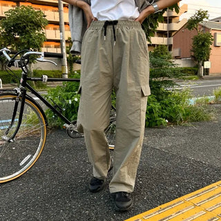 Nylon Easy Cargo Pants