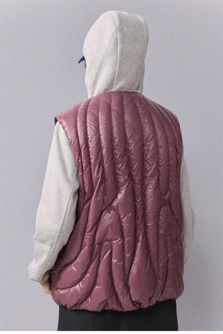 [Monterest] Irregular Quilted Down Vest