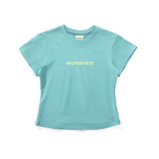 [Monterest] Quick-Dry Antibacterial Logo Crewneck Tee