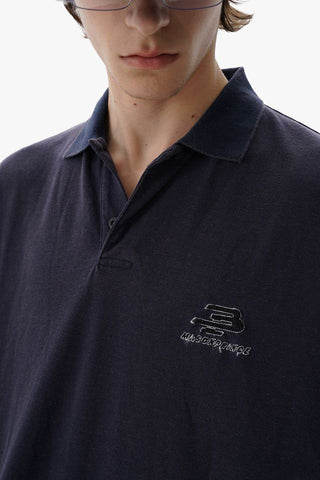 [MASONPRINCE] Embroidered Polo Shirt