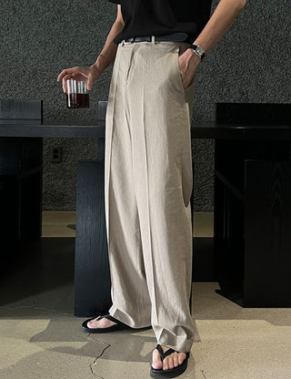 Cold Linen Wide Slacks (3 colors)