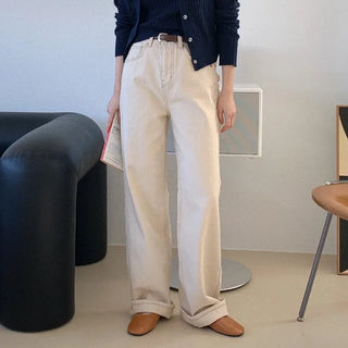 Wide cotton pants