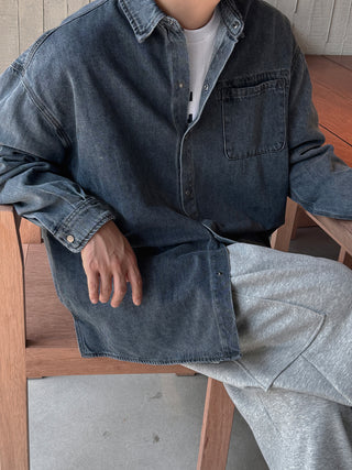 Miller Washed Denim Shirt Jacket