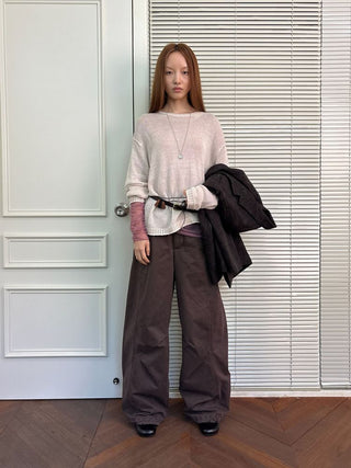 [NeverSeez] Washed Workwear Pants