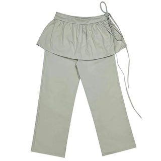 Wrap skirt pants