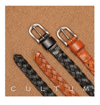 [CULTUM] Leather Woven Belt