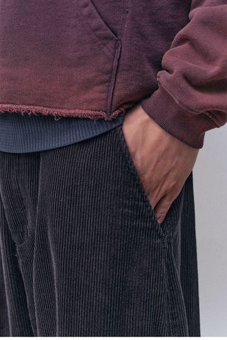 [Monterest] Washed Corduroy Wide Leg Work Pants
