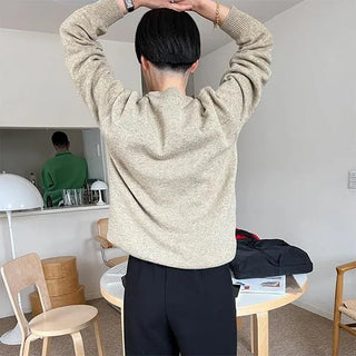 Cashmere wool round knit