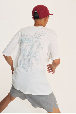 [Monterest] Quick-Dry Reflective Print T-Shirt